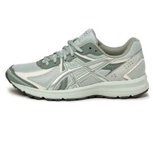 ASICS Jog 100S Lichen Rock Pure Silver Shoes Unisex M 7.5/W 9 ‘Photo Sample’ Tag